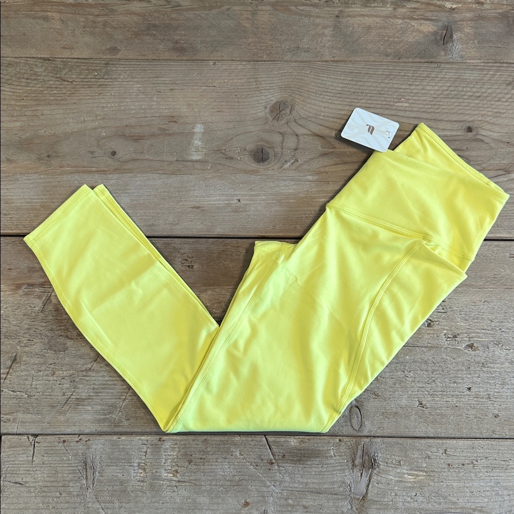 NWT- Fabletics PureLuxe High-Waisted Crossover 7/8 Leggings -SUNNY DAY (24”) New - Picture 3 of 12
